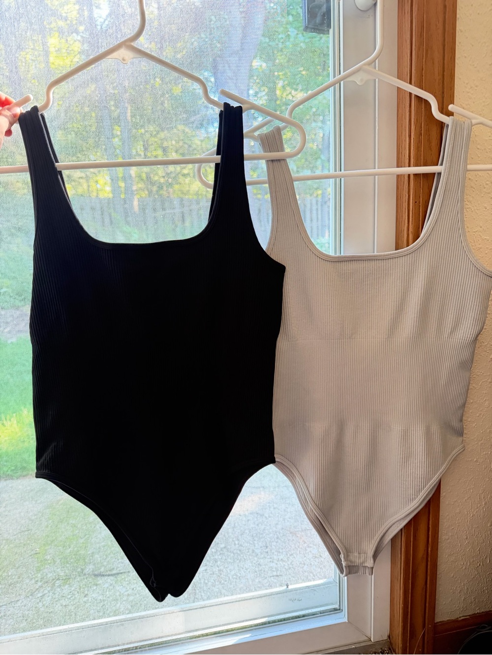 OQQ Bodysuits - black and light blue